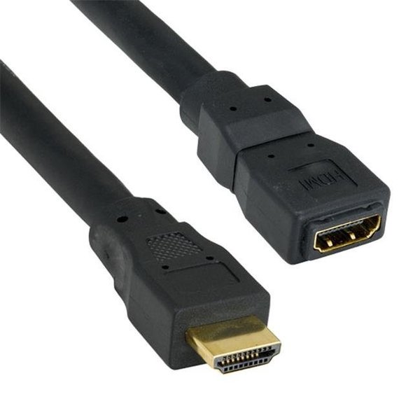 Cable Wholesale Cable Wholesale 10W3-41203 3 ft. C20 to C19 12AWG - 3C Power Extension Cord; 20 amp - Black 10W3-41203